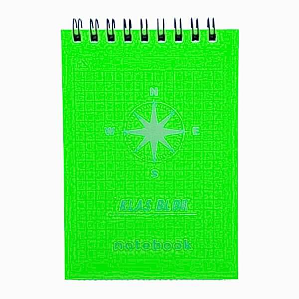 Klas 3218 60 Yaprak Kareli Plastik Kapaklı Defter