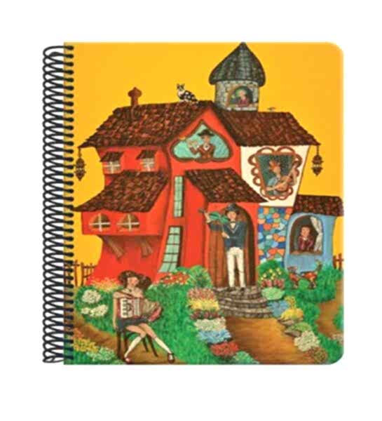 Çınar Ezo Sunal Sert Kapak 17x24 120 Yaprak Kareli Defter