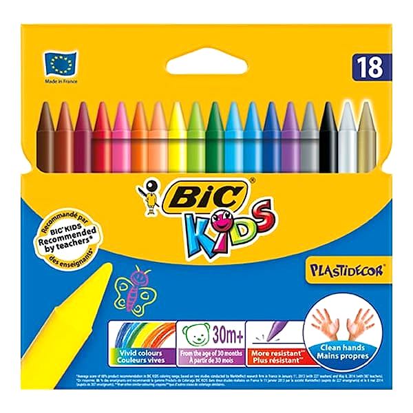 Bic 8297711 18 li Silinebilir Pastel Boya