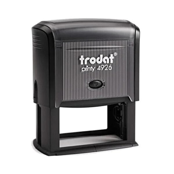 Trodat 4926 Siyah Gövde Mavi Keçe Kaşe Boş Kaşe