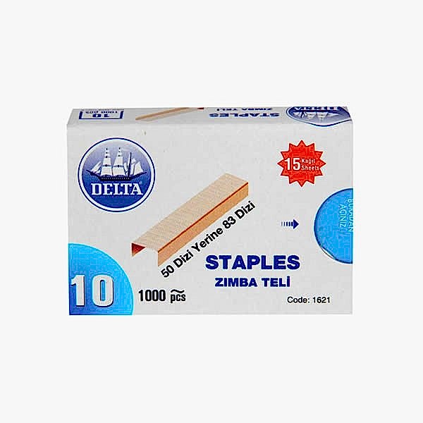 Delta 1621 No:10 Sarı Zımba Teli