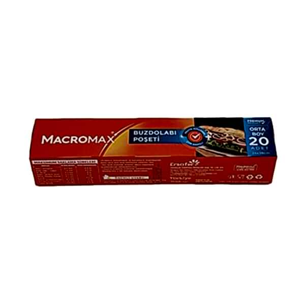 Macromax Buzdolabı Poşeti Orta Boy 20li