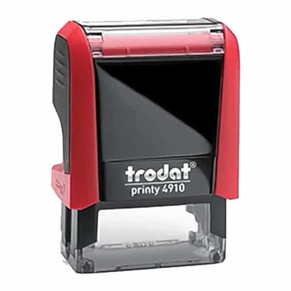 Trodat 4910 P4 Kırmızı Gövde Kaşe Boş Kaşe