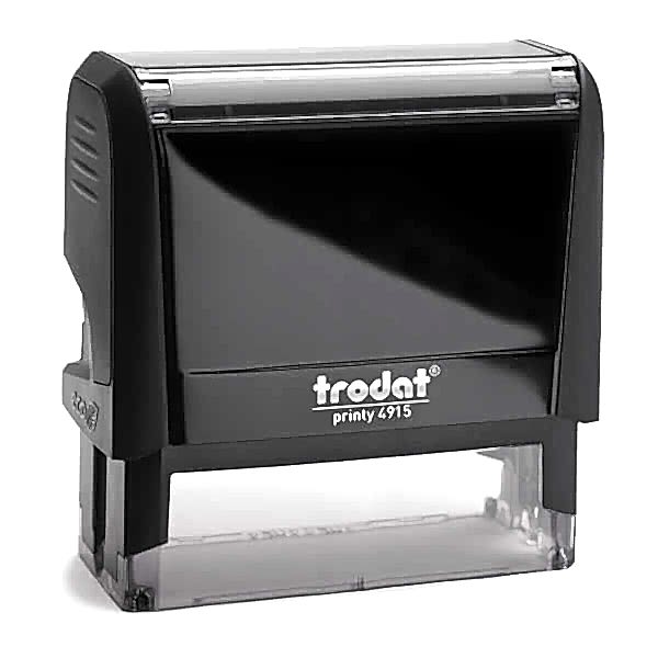 Trodat 4915 P4 Siyah Gövde Kaşe Boş Kaşe