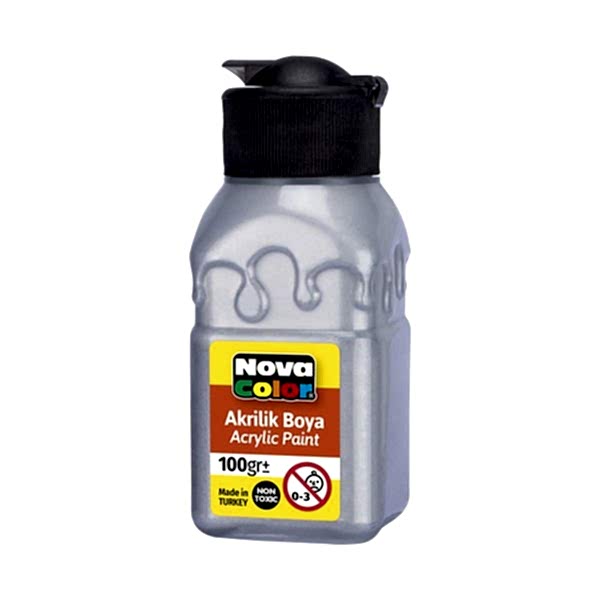 Nova Color NC-2036 100 gr Gümüş Akrilik Boya