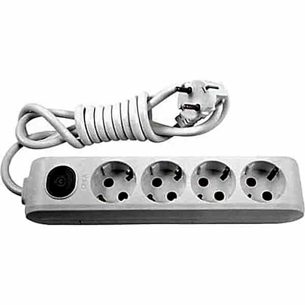 Viko 90117405 Multi-Let 5 mt 4 lü Anahtarlı Kablolu Priz