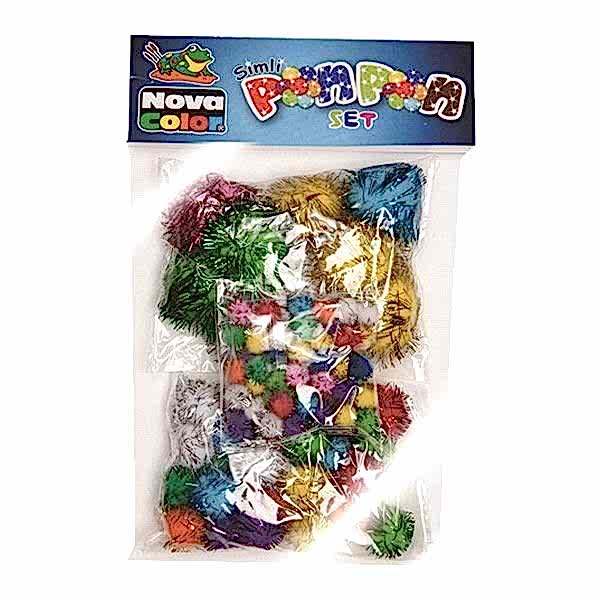 Nova Color NC-351 Simli Ponpon Seti