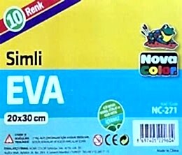 Nova Color NC-271 20x30 cm 10 lu Simli Eva