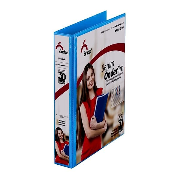 Önder 2007-1 2 Halkalı 7 cm Mavi Firma Klasörü