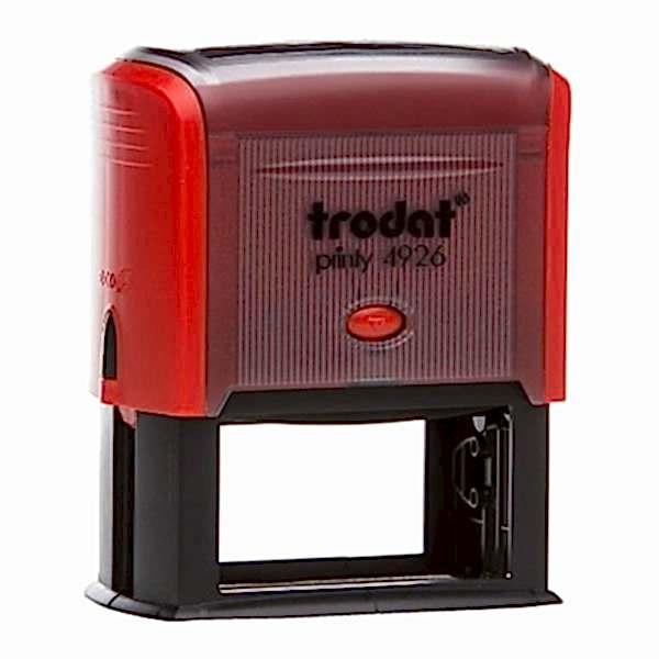 Trodat 4926 Kırmızı Gövde Kaşe Boş Kaşe