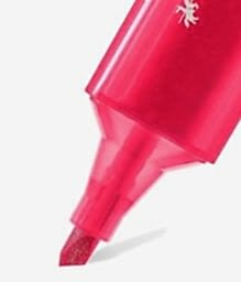 Faber-Castell 1546 Şeffaf Gövde Pembe Fosforlu Kalem