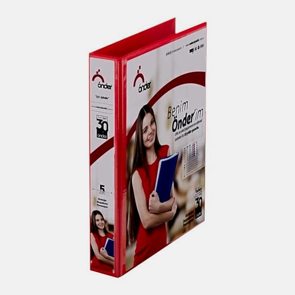 Önder 2015-2 4 Halkalı 5 cm Kırmızı Firma Klasörü
