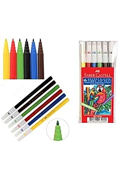 Faber Castell 6 lı Keçeli Kalem
