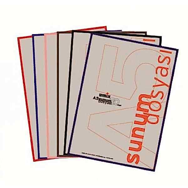 Umix U1106P Önden Cepli A4 80 Yaprak Mavi Sunum Dosyası