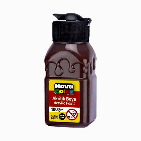 Nova Color NC-2016 100 gr Kahverengi Akrilik Boya