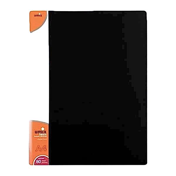 Umix 1146P A4 80 Yaprak Siyah Sunum Dosyası