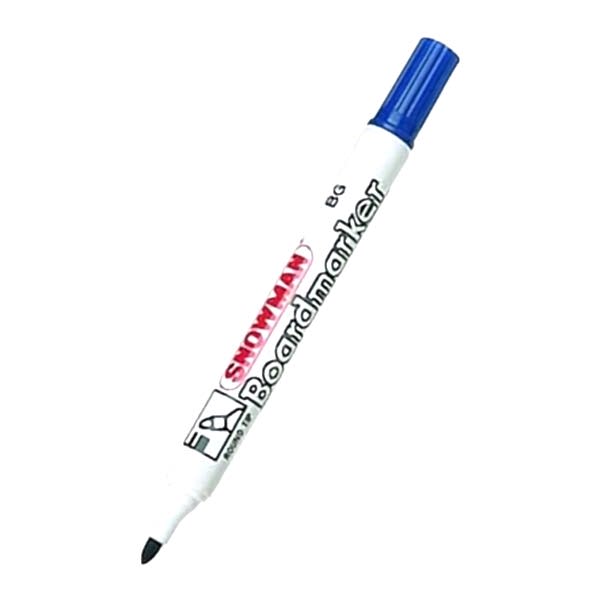 Snowman BG-12M Alkol Esaslı Mavi Beyaz Tahta Kalemi