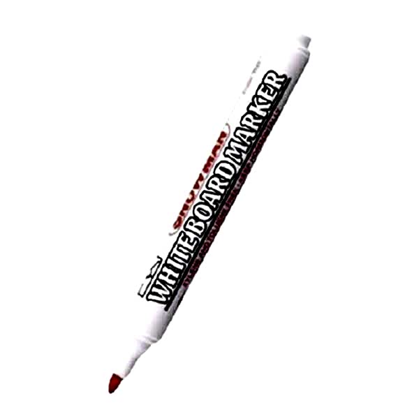 Snowman BG-12K Alkol Esaslı Kırmızı Beyaz Tahta Kalemi