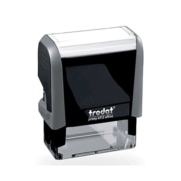 Trodat 4912 Siyah Gövde Mavi Keçe Kaşe Boş Kaşe