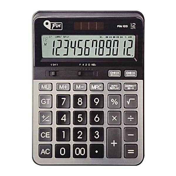 Pin 109 12 Hane Masaüstü Hesap Makinesi