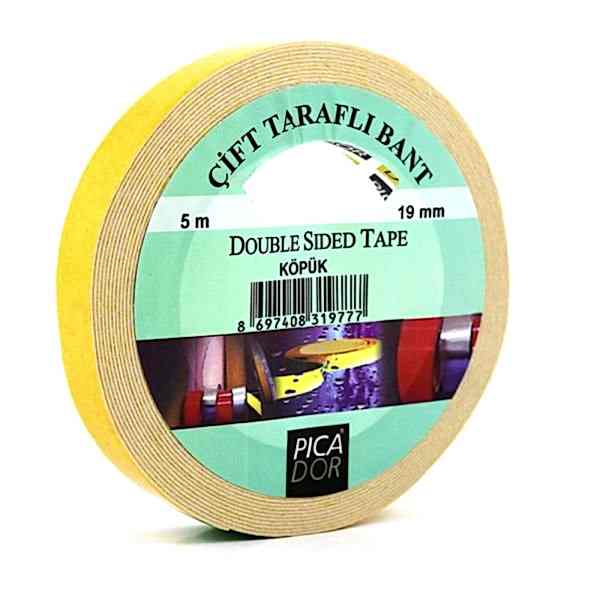 Pıcador 4300 5mX19mm Çift Taraflı Köpük Bant