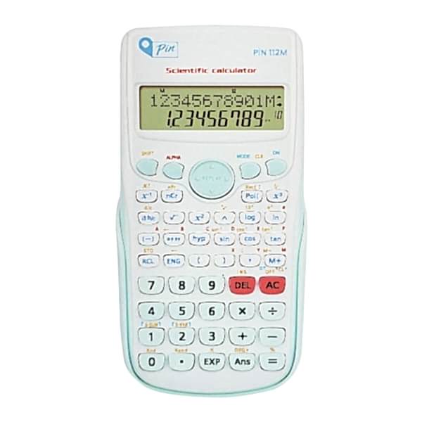 Pin 112M 240 Mavi Fonksiyonlu Hesap Makinesi