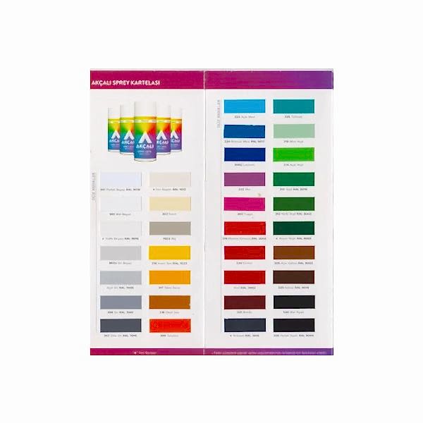 Akçalı 358 400 ml Metalik Açık Mavi Sprey Boya