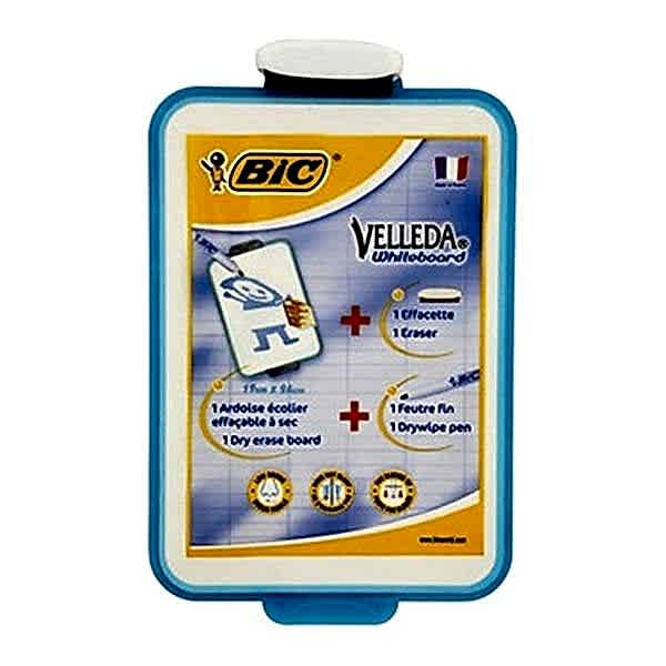 Bic 841360 Velleda Mini Beyaz Yazı Tahtası + Kalem ve Silgi Seti