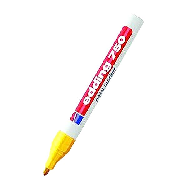 Edding E-750 Sarı Boya Dekor Markör Kalemi