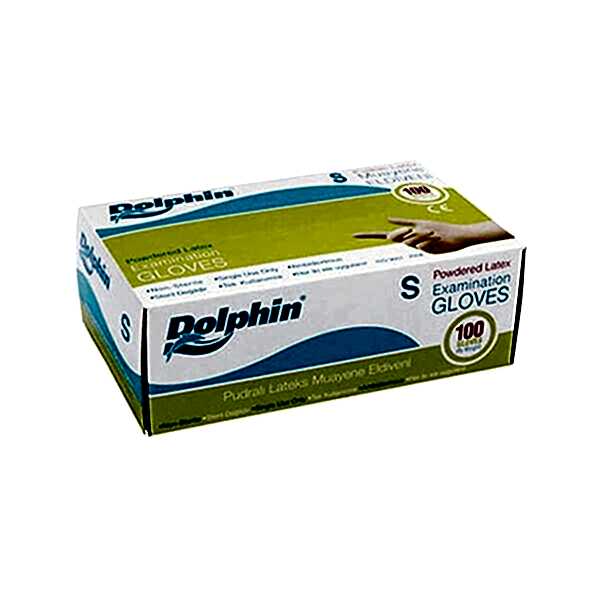 Dolphin Pudralı Lateks Eldiven ( S )