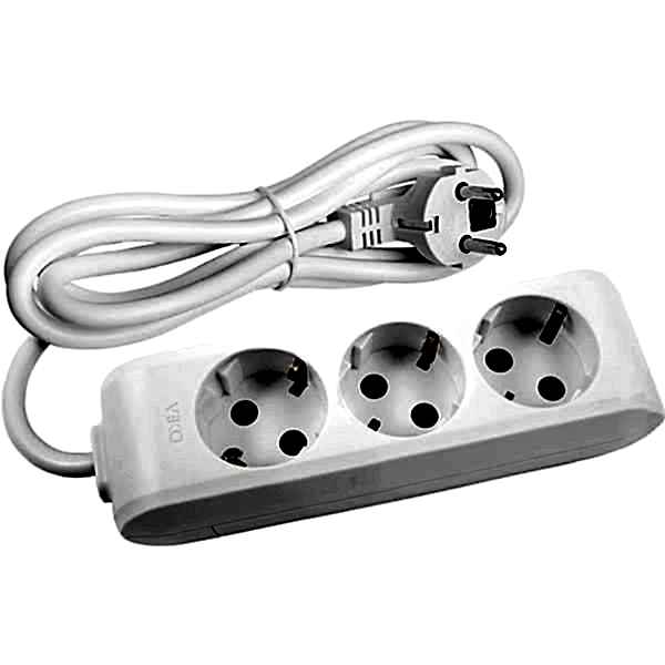 Viko 90113303 Multi-Let 3 mt 3 lü Topraklı Kablolu Priz