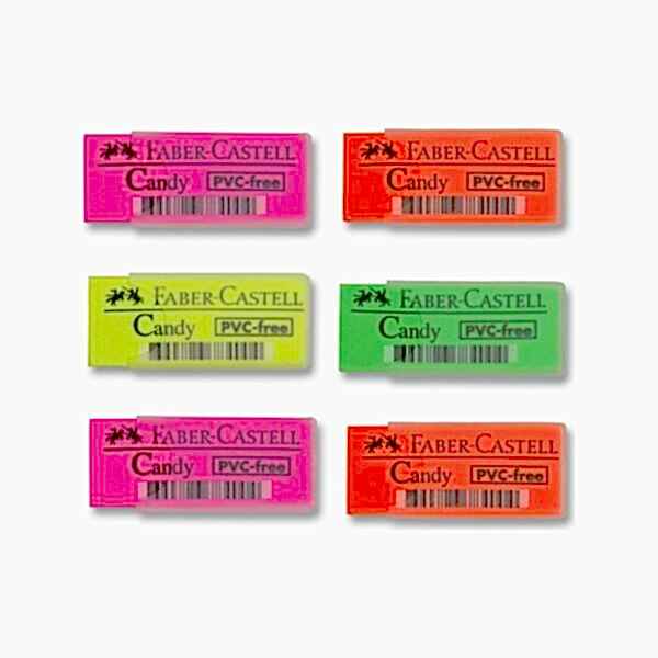 Faber-Castell Candy Pvc-Free Kılıflı Pastel Silgi