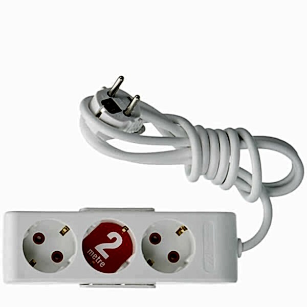 Mutlusan RI-Tech 3 lü 2 mt Uzatma Kablosu