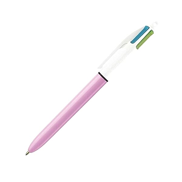 Bic 503815 Fun 4 Renk Lila Gövdeli Tükenmez Kalem