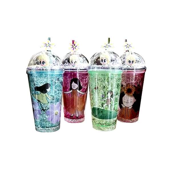 Perotti 16203 Cosmo Plastik Pipetli Soğuk İçecek Bardağı