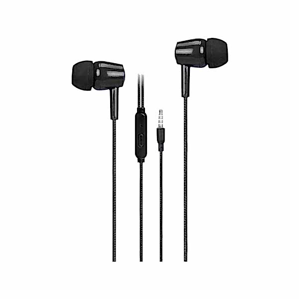 Bass AS1 Mobil Telefon Uyumlu Kulak içi Siyah Mikrofonlu Kulaklık