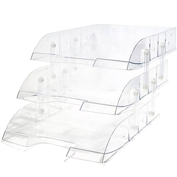 Mas 829 3 Katlı Şeffaf Evrak Rafı