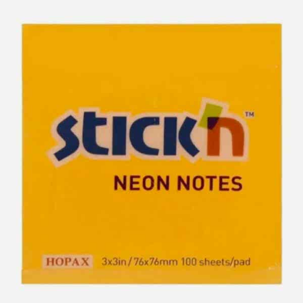 Gıpta Stickn 76x76 100 Yaprak Pastel Turuncu Yapışkan Not Kağıdı