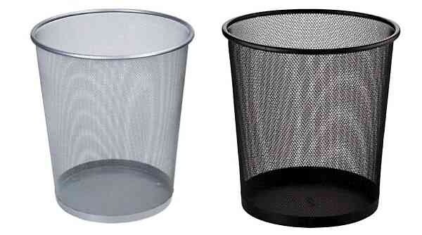 Cassa  Siyah File Çöp Kovası