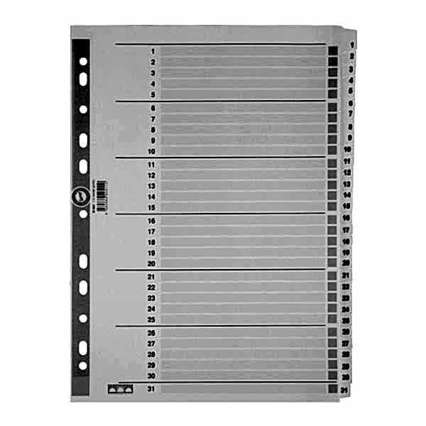 Serve SV-5327 A4 1-31 Rakam Karton Ayraç