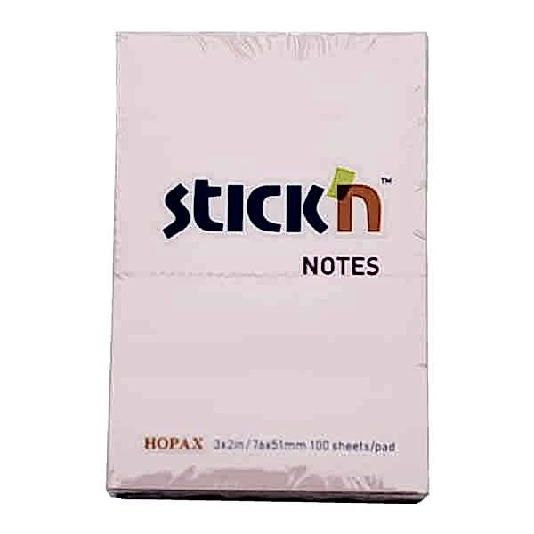 Gıpta Stickn 76x51 100 Yaprak Pastel Pembe Yapışkanlı Not Kağıdı