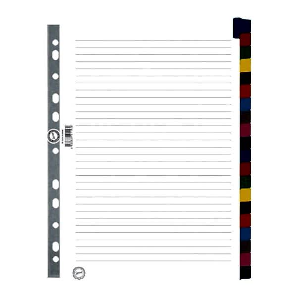 Serve SV-5526-5 A4 20 Renkli Karton Ayraç